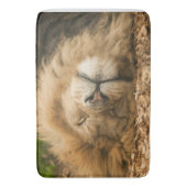 眠っているライオンのドア、バス、家の敷物またはマット バスマット (正面縦)