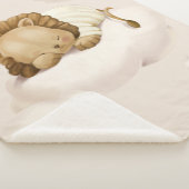 眠っているライオンの子 シェルパブランケット (3/4)