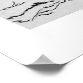 眠っているライオン ポスター (角)