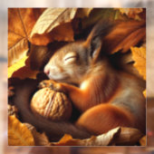 眠っているリスの窓にしがみつく ウィンドウサイン (シート2)