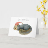 眠っているリスはよくカードを取得 カード (黄色い花)