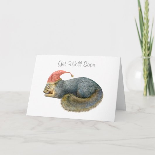 眠っているリスはよくカードを取得 カード (正面)