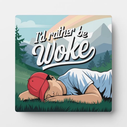 眠っている人は、むしろ山のシーンを覚まされる フォトプラーク (正面)