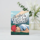 眠っている人は、むしろ山のシーンを覚まされる ポストカード (スタンド正面)