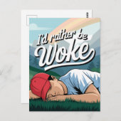 眠っている人は、むしろ山のシーンを覚まされる ポストカード (正面/裏面)