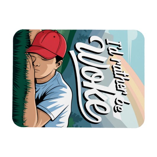 眠っている人は、むしろ山のシーンを覚まされる マグネット (横)