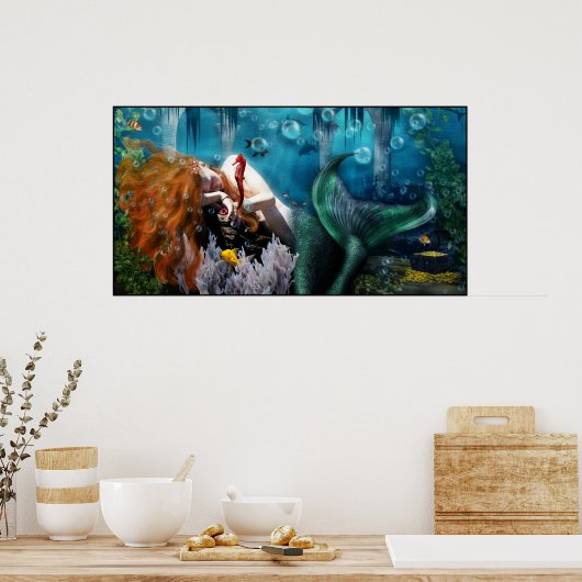 眠っている人魚 ポスター (キッチン)