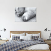 眠っている仲間 キャンバスプリント (インサイチュ (寝室))