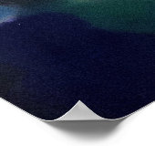 眠っている女性のポートレート「ナイトフォール」 ポスター (角)