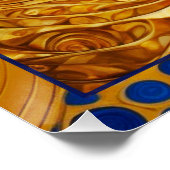 眠っている女性の金ゴールド ポスター (コーナー)