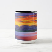 眠っている女性 ツートーンマグカップ (中央)