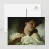 眠っている女性 ポストカード (正面/裏面)