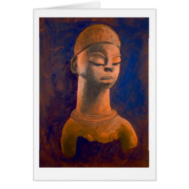 眠っている女神グリーティングカード