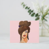 眠っている女 ポストカード (スタンド正面)