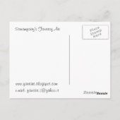 眠っている妖精 ポストカード (裏面)