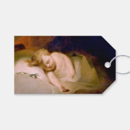 眠っている子供(Thomas Sully) ギフトタグ