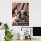 眠っている子犬、クリスチャンのポスター ポスター (ホームオフィス)