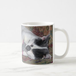 眠っている子猫 コーヒーマグカップ