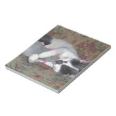 眠っている子猫 ノートパッド (回転)