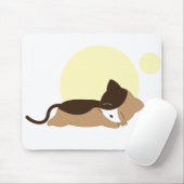 眠っている子猫 マウスパッド (マウス)