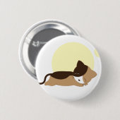 眠っている子猫 缶バッジ (正面&裏面)