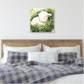 眠っている子羊 キャンバスプリント (インサイチュ (寝室))