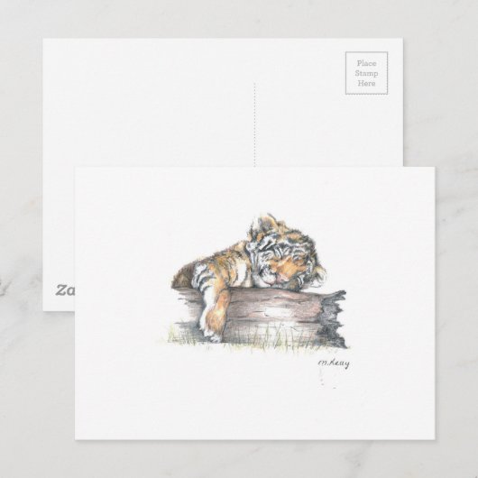 眠っている子 ポストカード (正面/裏面)