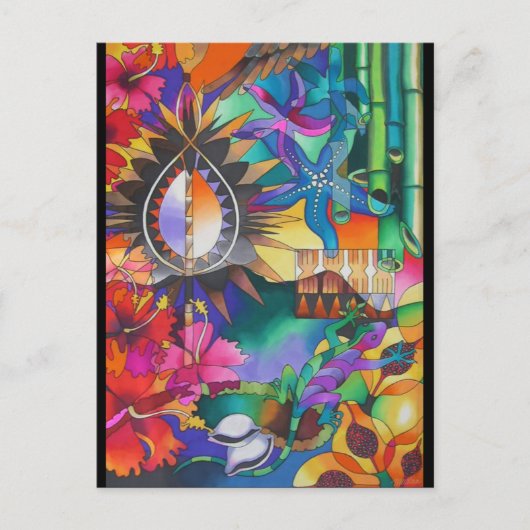 眠っている巨大な山4の影で ポストカード (正面)