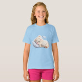 眠っている熊 Tシャツ (正面フル)