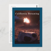 眠っている犬のカルビン ポストカード (正面/裏面)