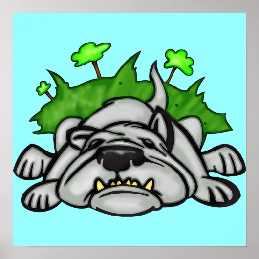 眠っている犬 ポスター (正面)