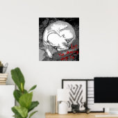 眠っている犬（ポスター） ポスター (ホームオフィス)