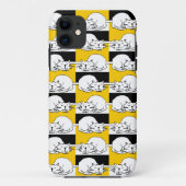 眠っている猫のiPhoneケース Case-Mate iPhoneケース (裏面)