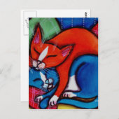 眠っている猫 ポストカード (正面/裏面)