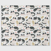 眠っている猫 ラッピングペーパー (フラット)