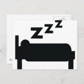 眠っている眠っている ポストカード (正面/裏面)