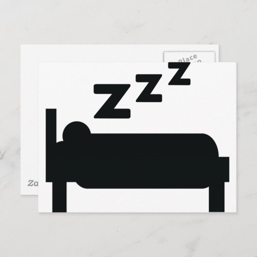 眠っている眠っている ポストカード (正面/裏面)