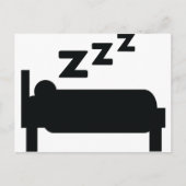眠っている眠っている ポストカード (正面)