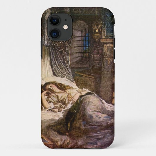 眠っている美しいケースメイトiPhone 5辛うじてそこに Case-Mate iPhoneケース (裏面)