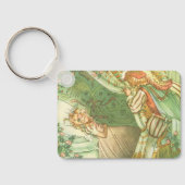 眠っている美しいプリンセス、ヴィンテージ童話 キーホルダー (裏面)