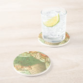 眠っている美しいプリンセス、ヴィンテージ童話 コースター (側面)