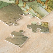 眠っている美しいプリンセス、ヴィンテージ童話 ジグソーパズル (側面)