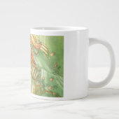 眠っている美しいプリンセス、ヴィンテージ童話 ジャンボコーヒーマグカップ (右)