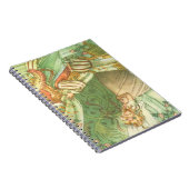 眠っている美しいプリンセス、ヴィンテージ童話 ノートブック (右側)