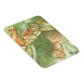 眠っている美しいプリンセス、ヴィンテージ童話 マグネット (右側)