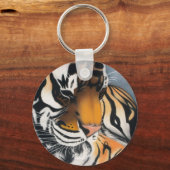 眠っている虎 キーホルダー (正面)