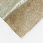 眠っている虎 フリースブランケット (角)