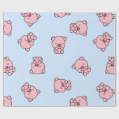 眠っている豚 ラッピングペーパー (フラット)