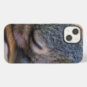 眠っている赤ちゃんリス iPhoneケース (裏面横)