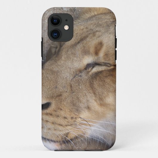 眠っている雌ライオン Case-Mate iPhoneケース (裏面)